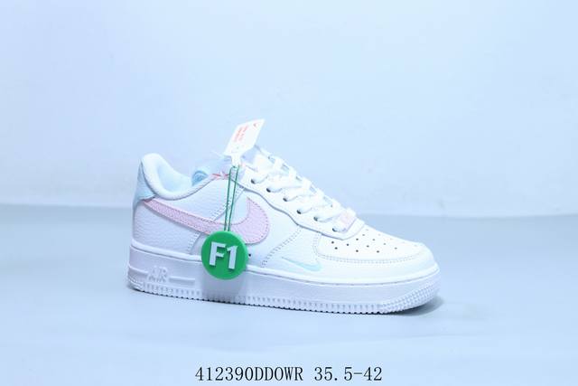 Nike Air Force 1 Af1 Low-Top Casual Skateboarding Shoes Pink And White, Product