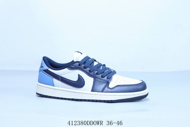 Jordan Air Jordan 1 Low Aj1 Jordan 1 Low-Top Retro Cultural Casual Sports Basket