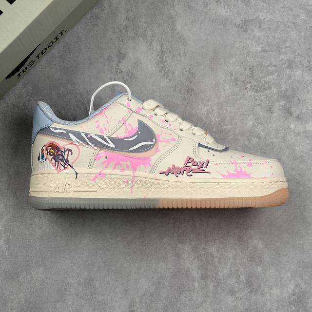 Local Core Private Nike Air Force 1'07 Low Pink And Blue Love 520 Series Limited