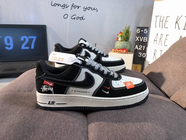 Authentic Nike Air Force 1 "07 Lv8 Low-Top Casual Sports Sneakers. Soft, Highly