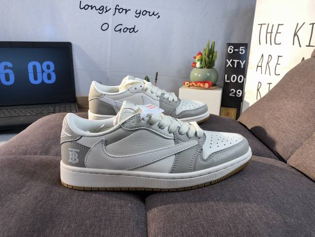 Nike Air Jordan 1 *Burberry Collaboration, Designer Diy High-End Customization I