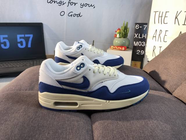 Company-Grade Nike Air Max 1 Nike Air Cushion Shock Absorption Durable Sports Sh
