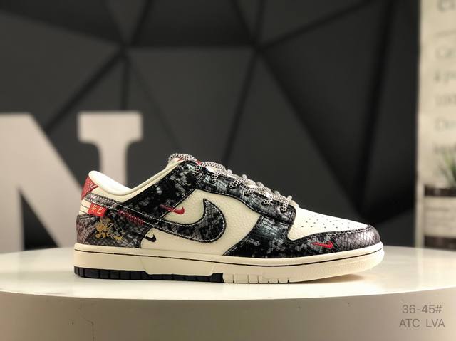 Company-Grade With Half Sizes Nike Dunk Low Low-Top Casual Sneakers Custom Shoe