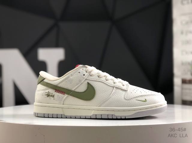 Overseas Bestseller Limited Release! High-End Custom Nike Sb Dunk Low Stussy Col