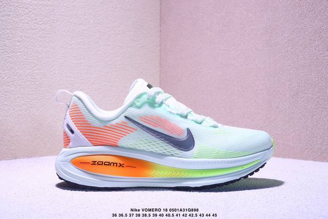 Company-Grade Nike Vomero 18 Nike Comfortable Shock-Absorbing Anti-Slip Low-Top
