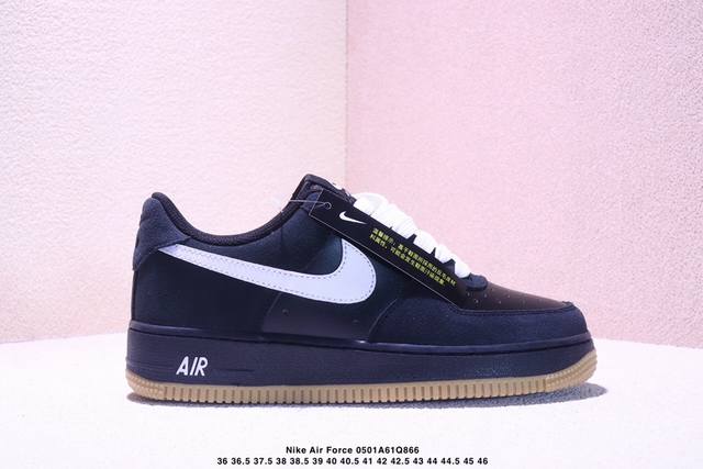 Company-Grade Nike Air Force 1 Low Raw Rubber Black And White Original Last And