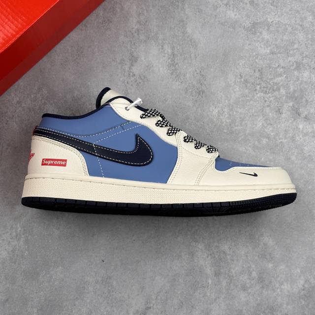 Local Core Private Supreme X Air Jordan 1 Low Sup X Jordan Low-Top Collaboration