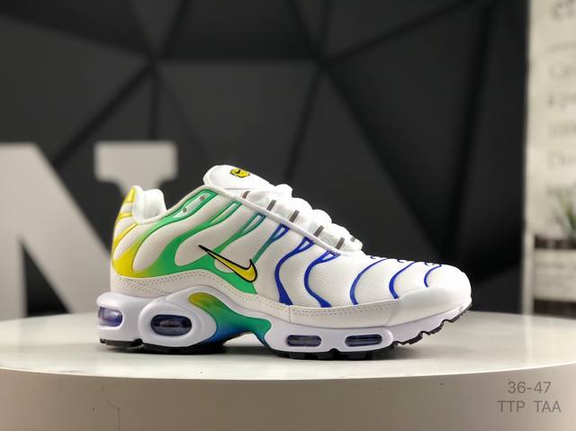 Authentic Nike Nike Air Max Plus Air Cushion Mesh Retro Sports Casual Running Sh