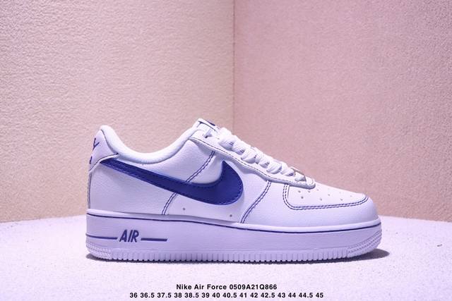 Nike Air Force 1 Low White/Brown Air Force 1 Low-Top Casual Sports Skateboard Sh