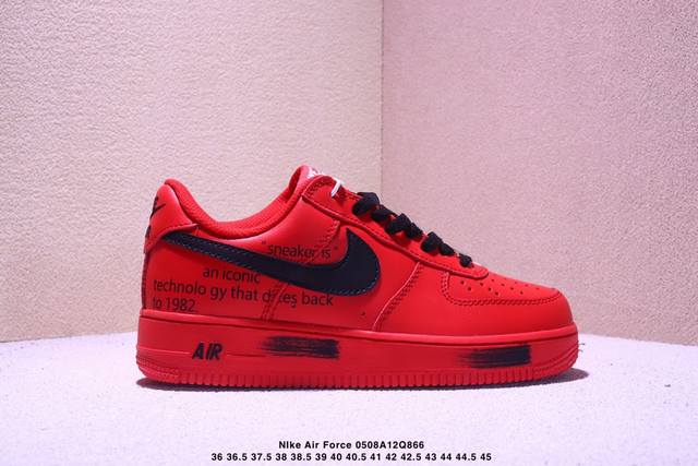 Company-Grade Nike Air Force 1 '07 Low Air Force One Low-Top Sports Shoes Casual