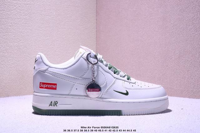 Overseas Limited Release! Company-Grade Nike Air Force 1 '07 Low Supreme Collabo