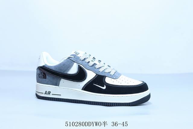 Nike Air Force 1 Af1 Nike Low-Top Air Force One Casual Skate Shoes North Face Pr