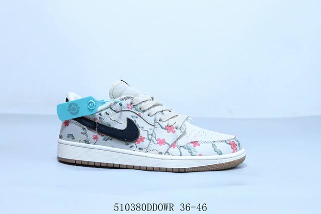 Jordan Air Jordan 1 Low Aj1 Jordan 1 Low-Top Retro Cultural Casual Sports Basket