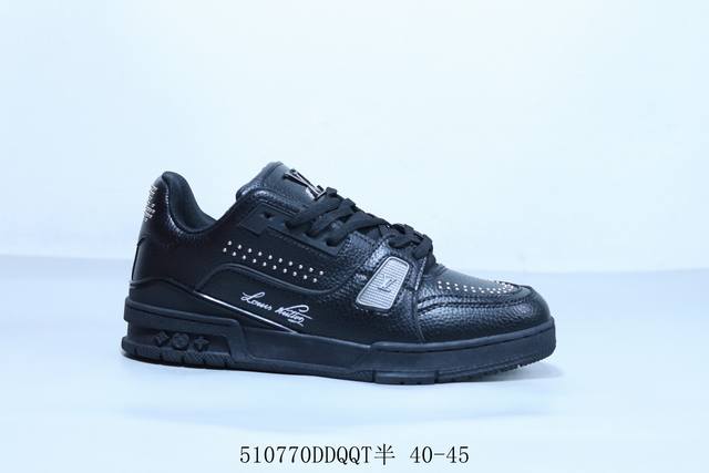 Lv Louis Vuitton Trainer Sneaker Low Casual Sports Culture Versatile Basketball
