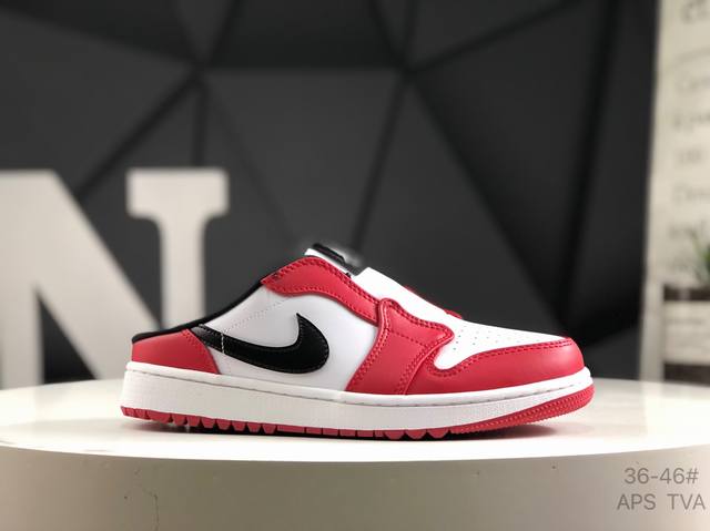 Authentic Label With Half Size Nike Air Jordan 1 Low Gs Aj1 Jordan 1St Generatio