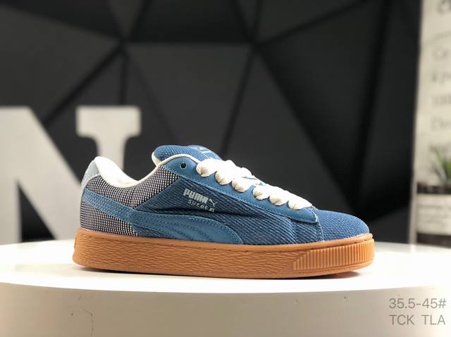 Puma Suede Xl Denim Retro Single Item Puma Anti-Slip Durable Low-Top Training Sn