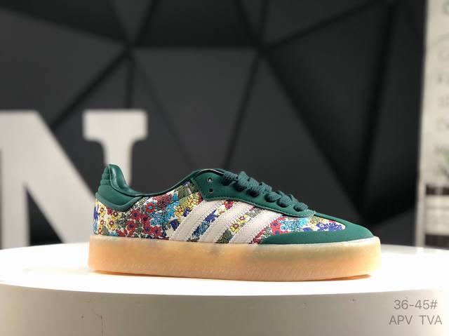 Adidas Three-Leaf Adidas Samba W Samba Dance Series Gentleman's Training Soccer-