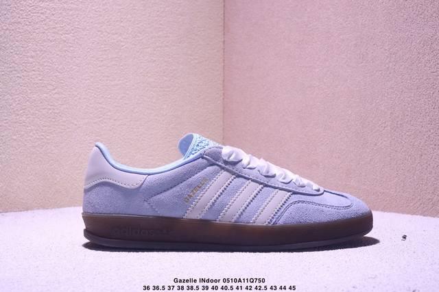 Adidas Originals Gazelle Indoor Three-Leaf Clover Casual Anti-Slip Durable Low-T