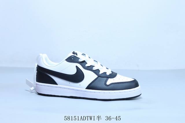 Nike Nk Court Borough Mid Bg Small Air Force Nike New Campus Casual Skate Shoes,