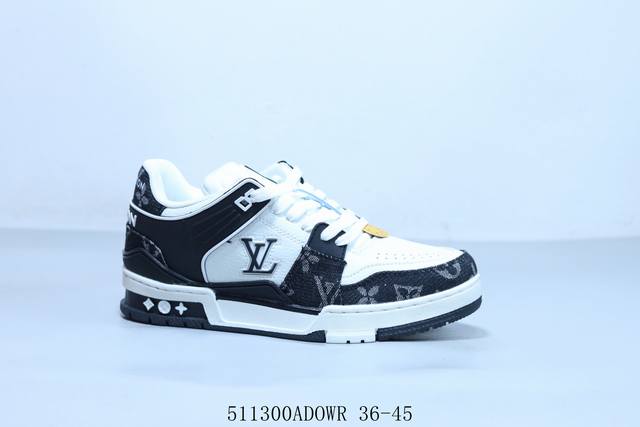 Lv Louis Vuitton Trainer Sneaker Low Casual Sports Culture Versatile Basketball