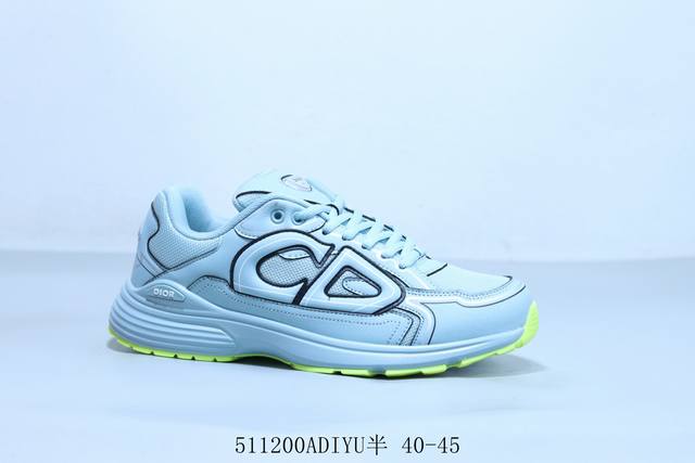 High-End Brand - Dior Cd Oblique Galaxy Low Top Sneakers Low-Top Series Retro Ve