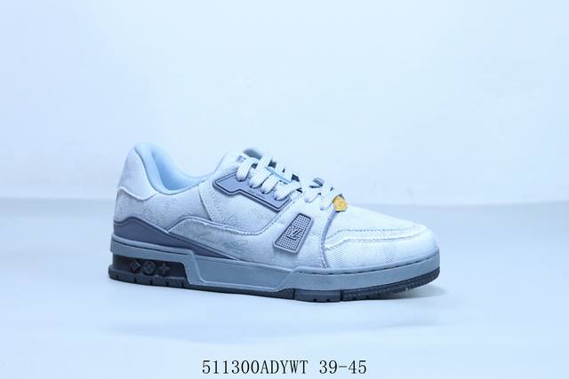 Lv Louis Vuitton Trainer Sneaker Low Casual Sports Culture Versatile Basketball
