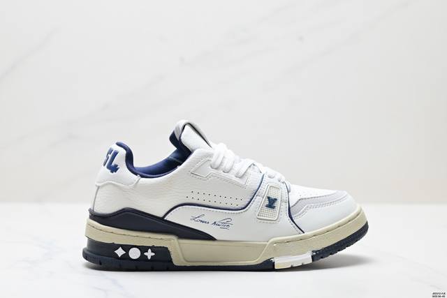 Authentic New Lv Louis Vuitton Trainer Sneaker Low Casual Sports Culture Versati
