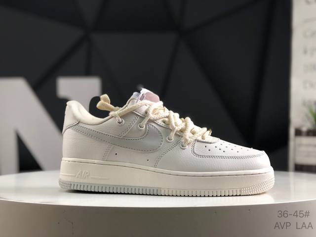 Company-Grade Nike Air Force 1 '07 Low-Top Casual Sneakers With Half Sizes. Soft