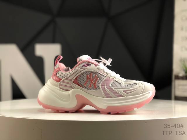 Ny Yankees X Mlb Chunky Runner Basic Thick-Soled Dad-Style Casual Running Shoes