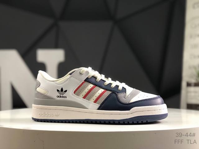 Authentic Adidas Ad Forum Low Cl Three-Leaf Clover Low-Top Classic Velcro Retro
