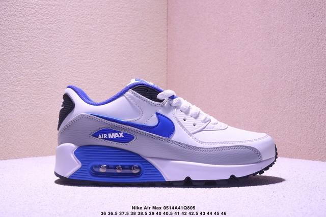 Company-Grade Nike Air Max 90 Original Retro Air Cushion Versatile Casual Runnin