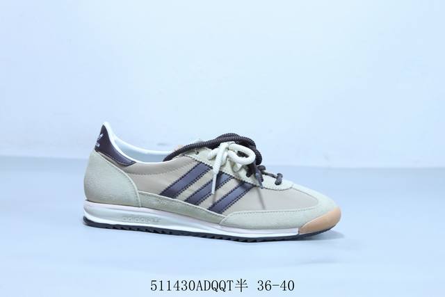 Adidas Originals Sl 72 Versatile Trend Casual Comfortable Anti-Slip Durable Low-