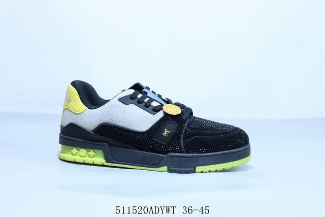 Lv Louis Vuitton Trainer Sneaker Low Casual Sports Culture Versatile Skate Shoes