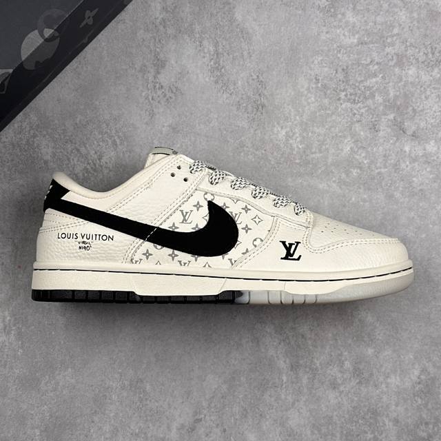 Local Core Private Nk Sb Dunk Low Lv Collaboration Off-White Black Canvas 3M Ref