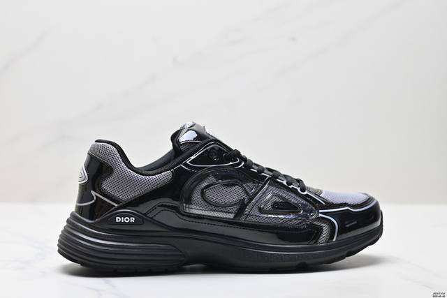 Authentic Dior B30 Mesh Fabric Thick Sole Lace-Up Casual Low-Top Sports Shoes Fo