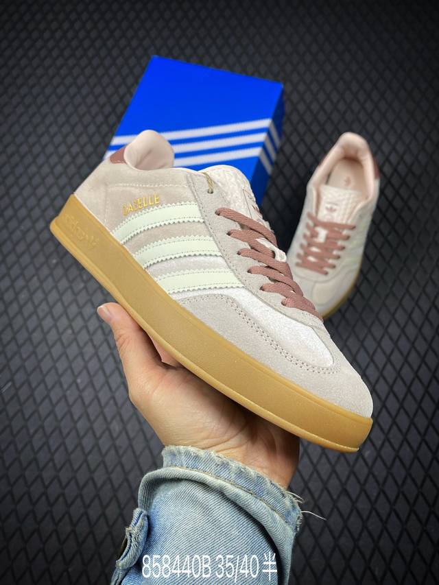 B Company-Grade Adidas Originals Gazelle Indoor Three-Leaf Clover Casual Anti-Sl