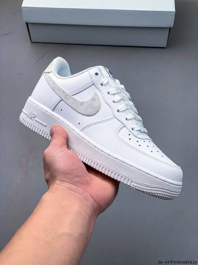 Authentic Second-Layer Label! Nike Air Force 1 Low Classic Low-Top Casual Sneake