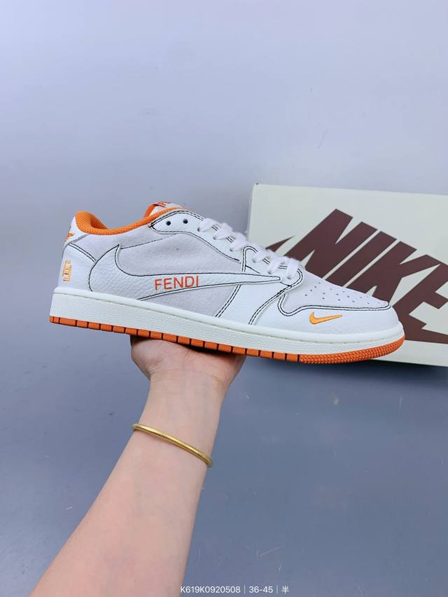 Nike Air Jordan 1 * Fendi Collaboration High-End Custom Shoe Box, Factory-Direct