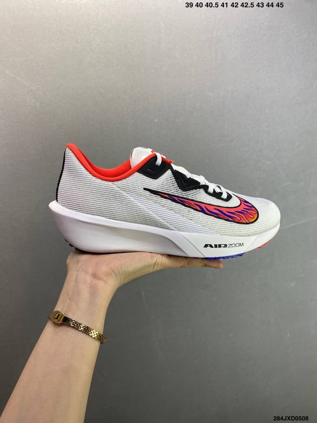 Company-Level Nike Air Zoom Rival Fly 4 Lightweight Running Shoes. The Upper Is