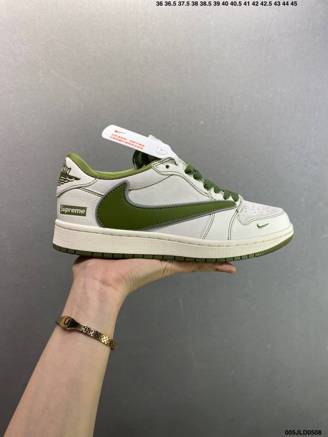 Company-Level Nike Air Jordan 1 Low Custom Colorway Custom Aj Collaboration - Hi