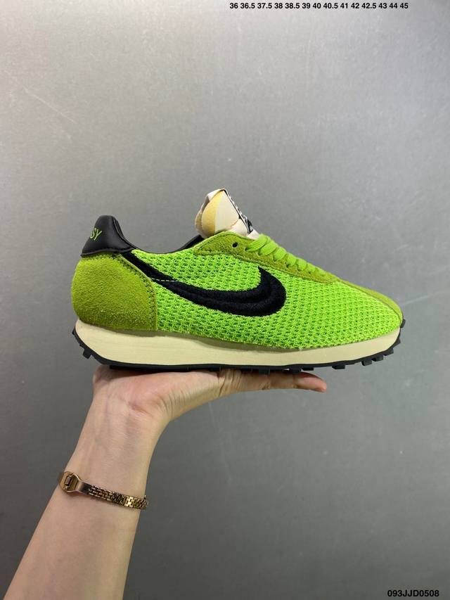 Company-Level Stussy X Nike Roshe Run Ld-0 Durable Running Shoes Low-Top Running