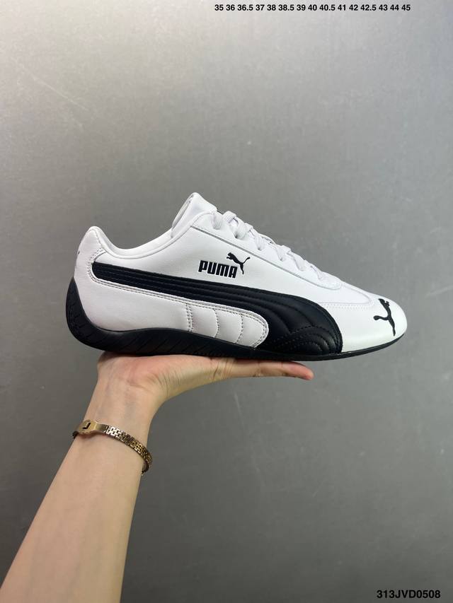 Company-Grade Puma Speedcat Lth White/Black. As Early As 1981, Puma Brought The