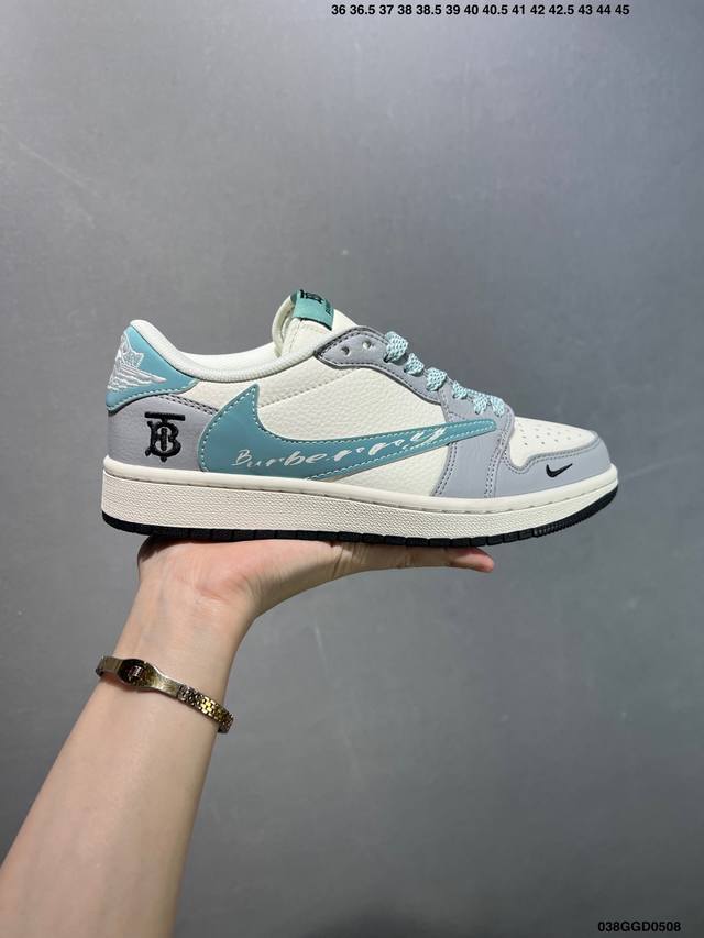 Company-Grade Air Jordan Aj1 Low Low-Top Series Custom Colorway Wg8850-012 Origi