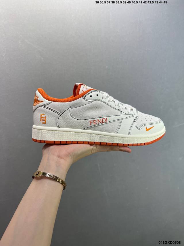 Company-Grade Nike Air Jordan 1 Low Custom Colorway, Custom Aj Collaboration - H