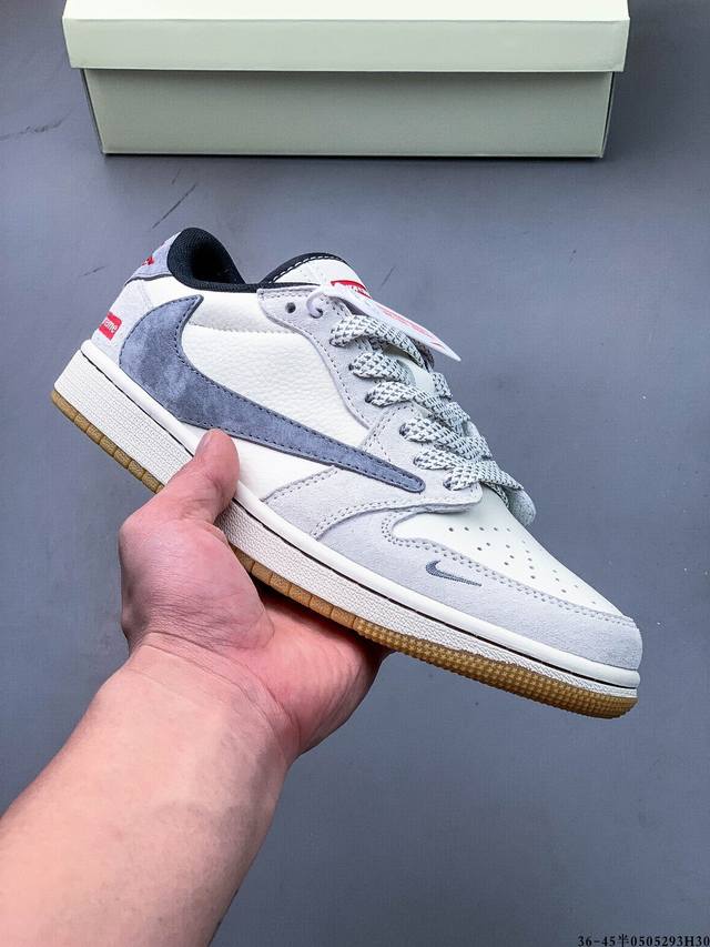 Company-Grade Genuine Top-Grain Leather! Nike Air Jordan 1 Low Aj1 Joe 1 Reverse
