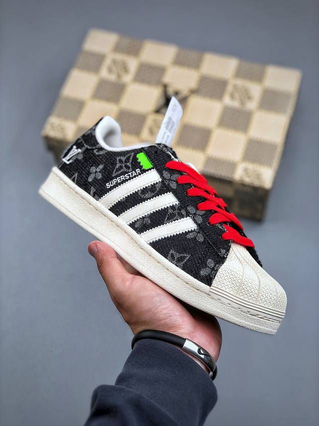 Adidas Superstar Lv Collaboration Edition Shell-Head Custom Shell-Head Trefoil C