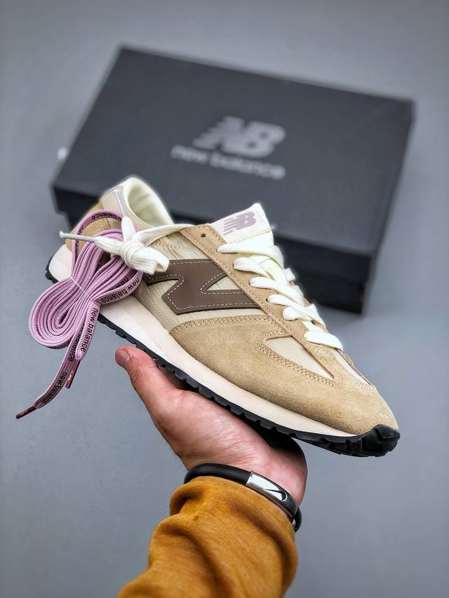 New Balance Nb 471 Series Fabric Cowhide Leather Retro Fashion Slip-Resistant Du