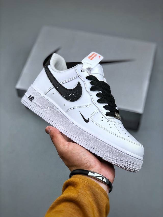 Nike Air Force 1 '07 Low Small Swoosh Polka Dot Air Force One Low-Top Casual Ska
