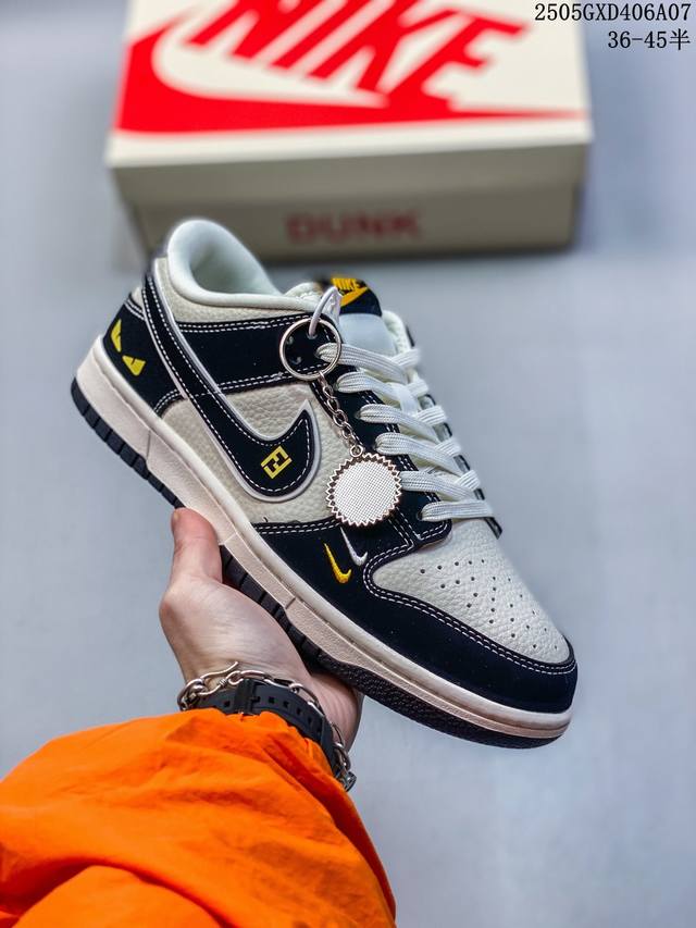 Overseas Bestseller Limited Release! Company-Level Nike Sb Dunk Low Fendi Collab
