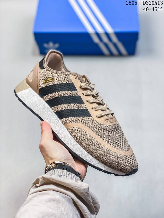 Adidas N-5923 Three-Leaf Clover Breathable Iniki Retro Running Shoes. Made With